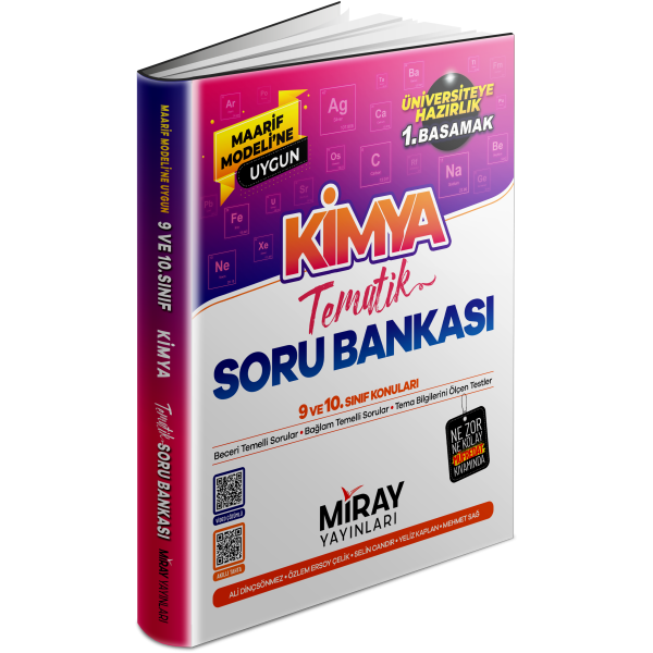 2028 Miray Maarif Model TYT Kimya Soru Bankası (Üniversiteye Hazırlık 1. Basamak)