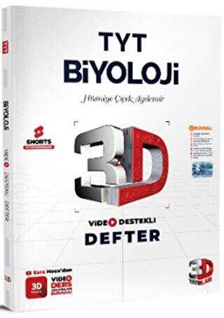 3D Yayınları TYT Biyoloji Video Destekli Defter 3D Yayınları TYT Biyoloji Video Destekli Defter
