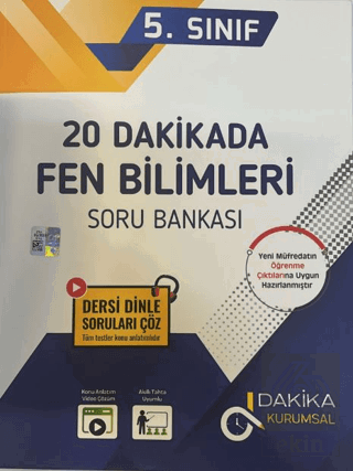 5. Sınıf 20 Dakikada Fen Bilimleri Soru Bankası 5. Sınıf 20 Dakikada Fen Bilimleri Soru Bankası