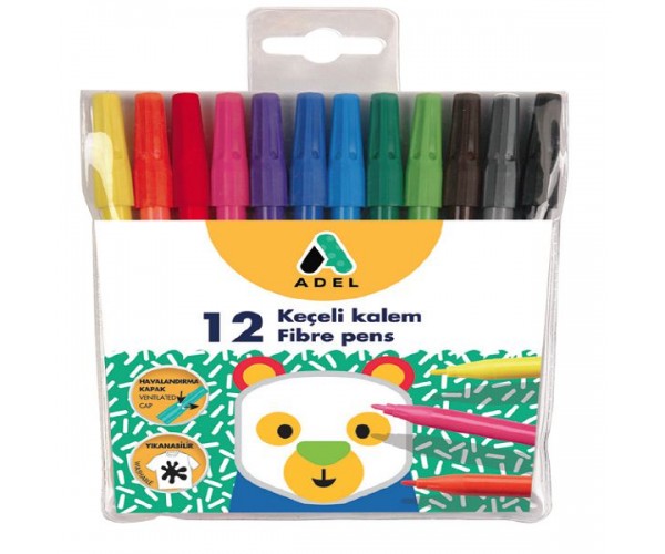 Adel 12'li Keçeli Kalem Adel 12'li Keçeli Kalem