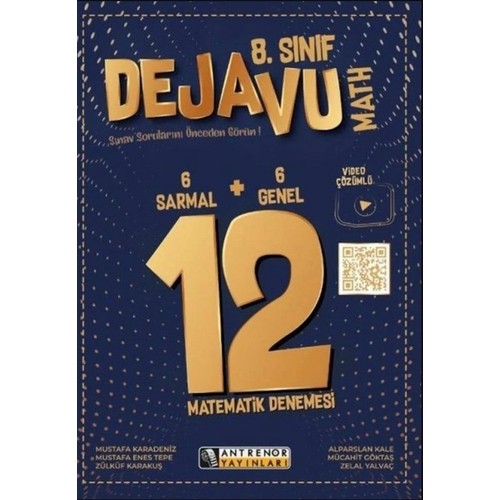 Antrenör Dejavu 12 Matematik Deneme