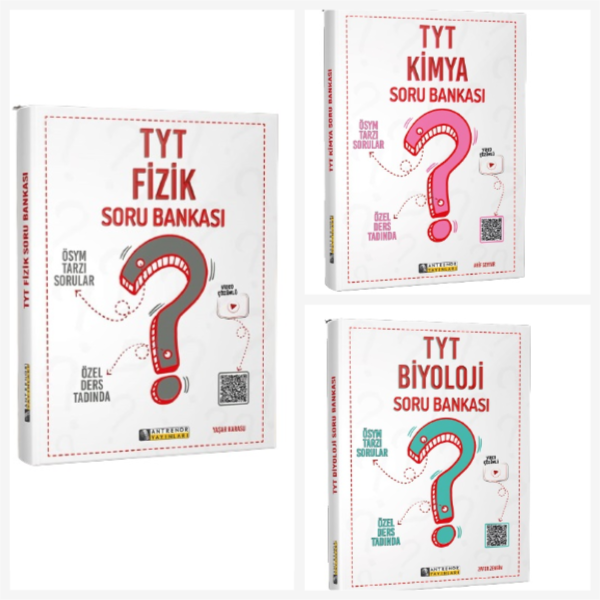 Antrenör Yayınları Tyt Fizik-kimya-biyoloji Soru Bankası