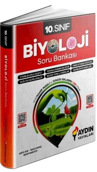 Aydın 10. Sınıf Biyoloji Konu Özetli Soru Bankası Yeni Aydın 10. Sınıf Biyoloji Konu Özetli Soru Bankası Yeni