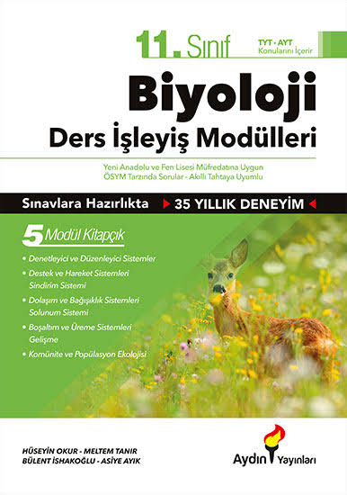 Aydın Yayınları   11. Sınıf Aydın Biyoloji Ders İşleyiş Modülleri Aydın Yayınları   11. Sınıf Aydın Biyoloji Ders İşleyiş Modülleri