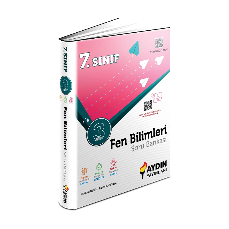 Aydın Yayınları 7. Sınıf Fen Bilimleri Üç Adım Soru Bankası Aydın Yayınları 7. Sınıf Fen Bilimleri Üç Adım Soru Bankası