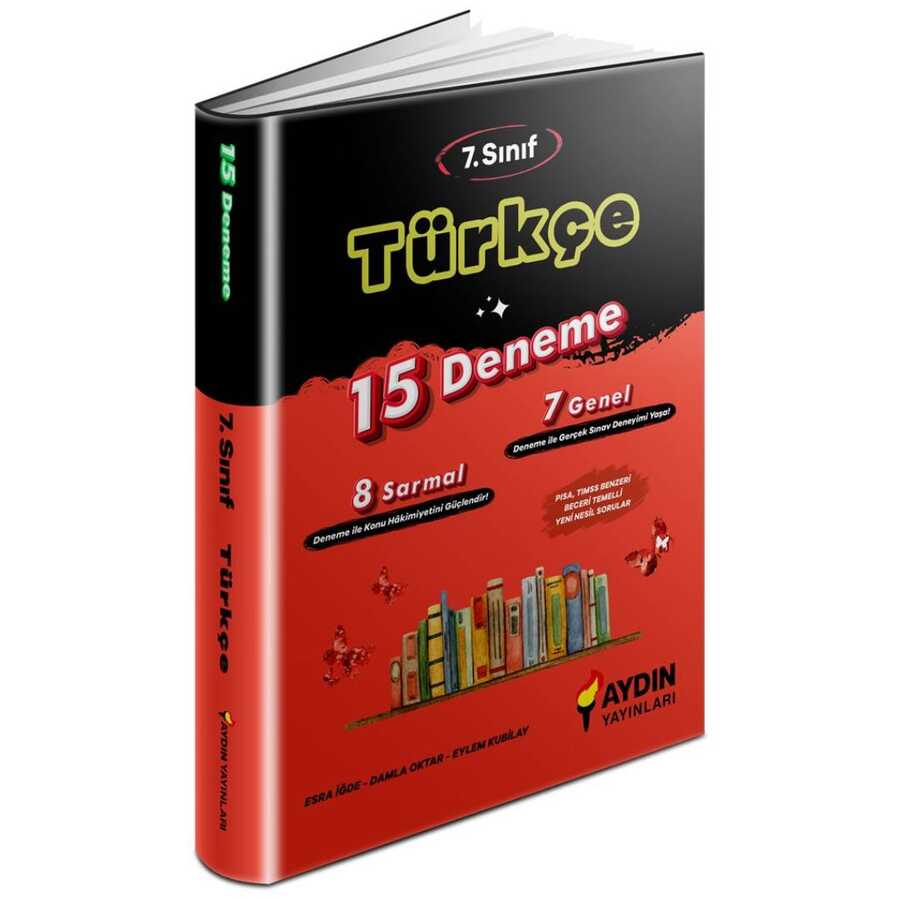 Aydın Yayınları 7. Sınıf Türkçe 15 Deneme Aydın Yayınları 7. Sınıf Türkçe 15 Deneme