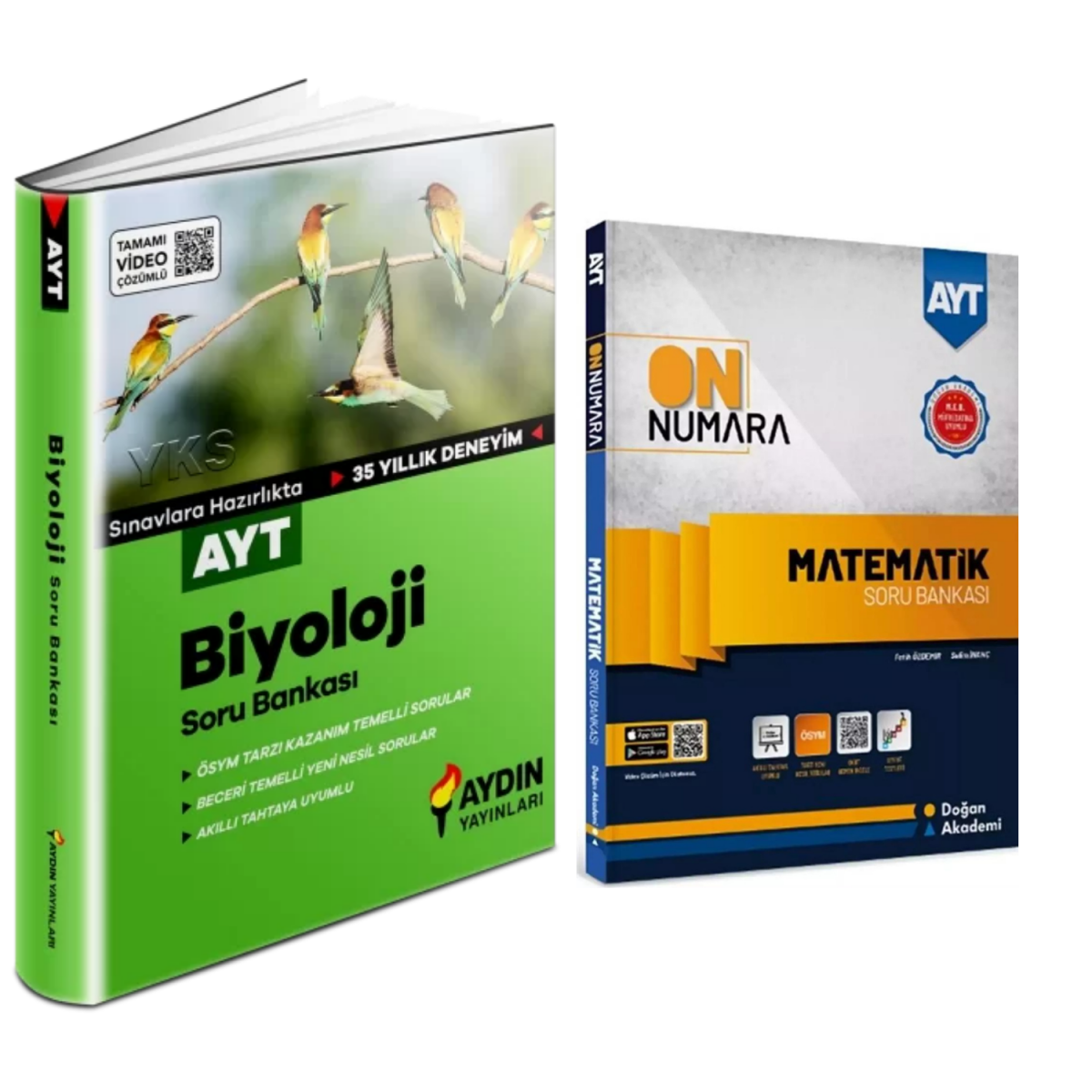 Aydın Yayınları  Ayt  Biyoloji  & On Numara Matematik  Soru  Bankası