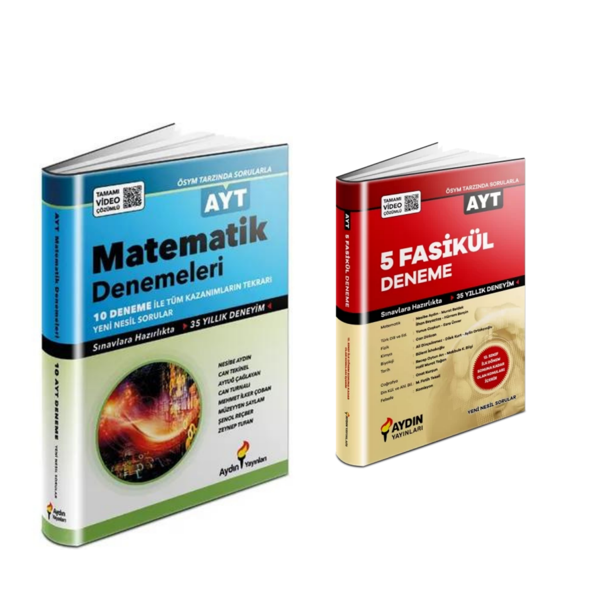 Aydın Yayınları  Ayt  Matematik & 5 Fasikül Deneme