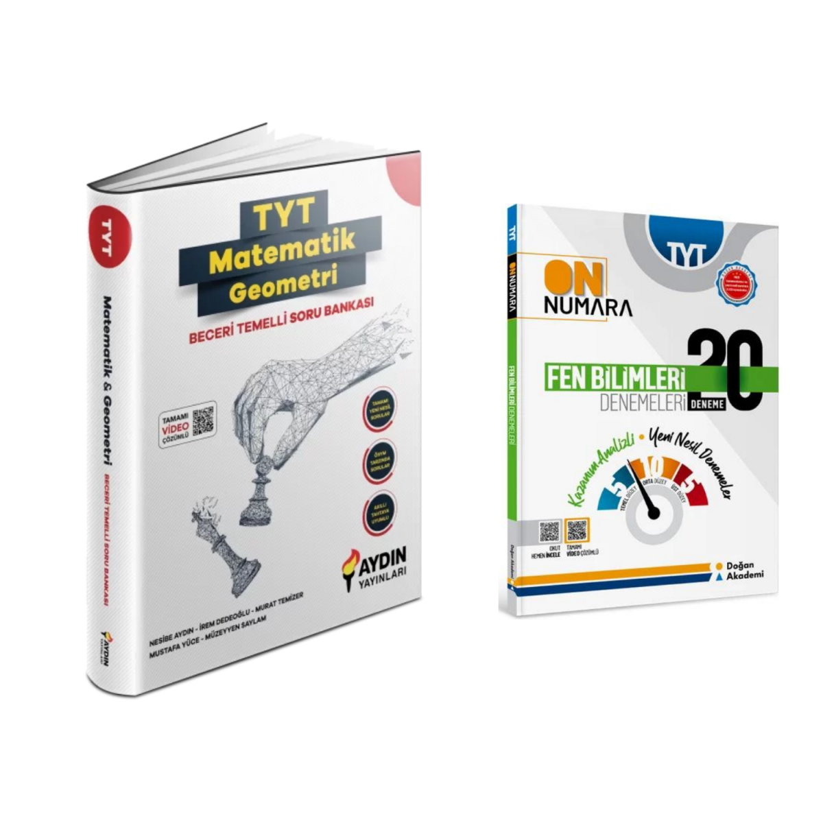 Aydın Yayınları Tyt Matematik Geometri Bec. Tem. Soru Ban. & On Numara Tyt Fen Bil. Deneme