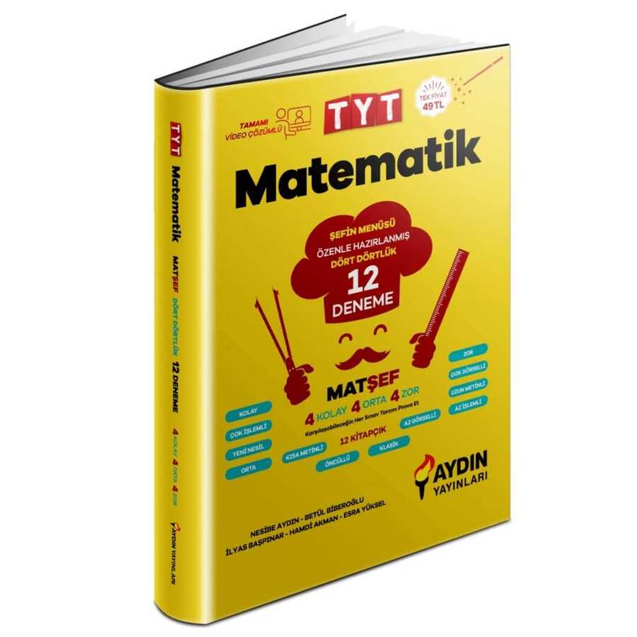 Aydın Yayınları Tyt Matematik Matşef 12 Deneme Aydın Yayınları Tyt Matematik Matşef 12 Deneme