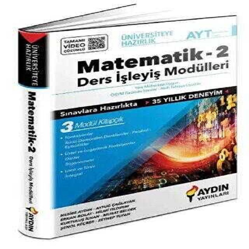 Aydın Yayınları Üniversiteye Hazırlık Matematik Ders İşleyiş Modülleri 2. Kitap Aydın Yayınları Üniversiteye Hazırlık Matematik Ders İşleyiş Modülleri 2. Kitap