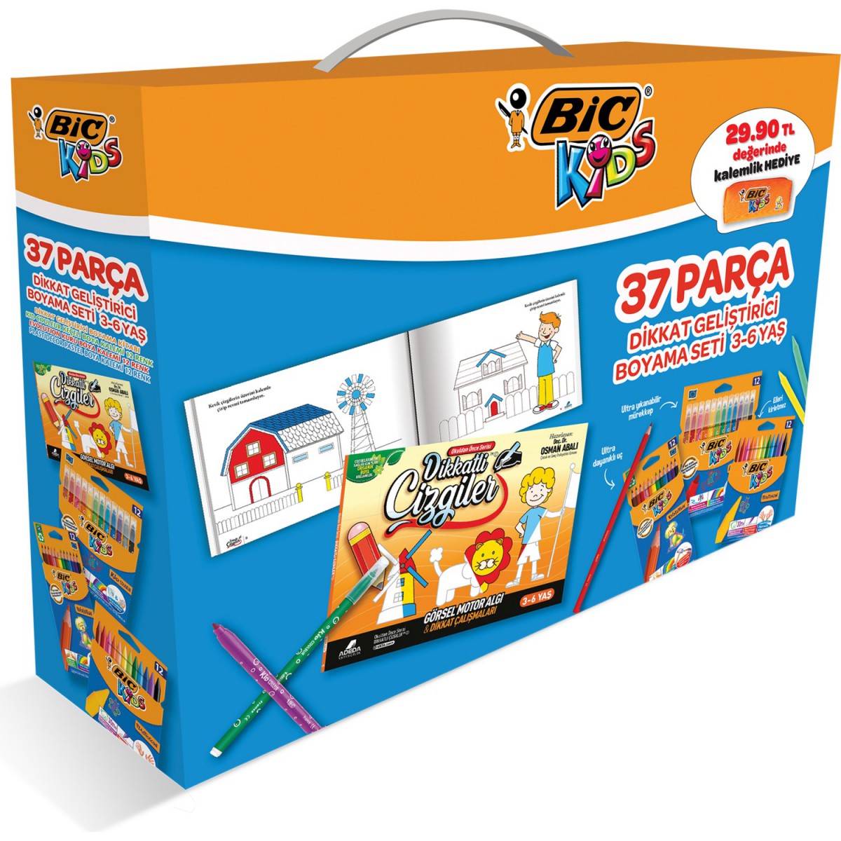 Bic Kids Dikkat Geliştirici Boyama Seti 37 Parça Bic Kids Dikkat Geliştirici Boyama Seti 37 Parça