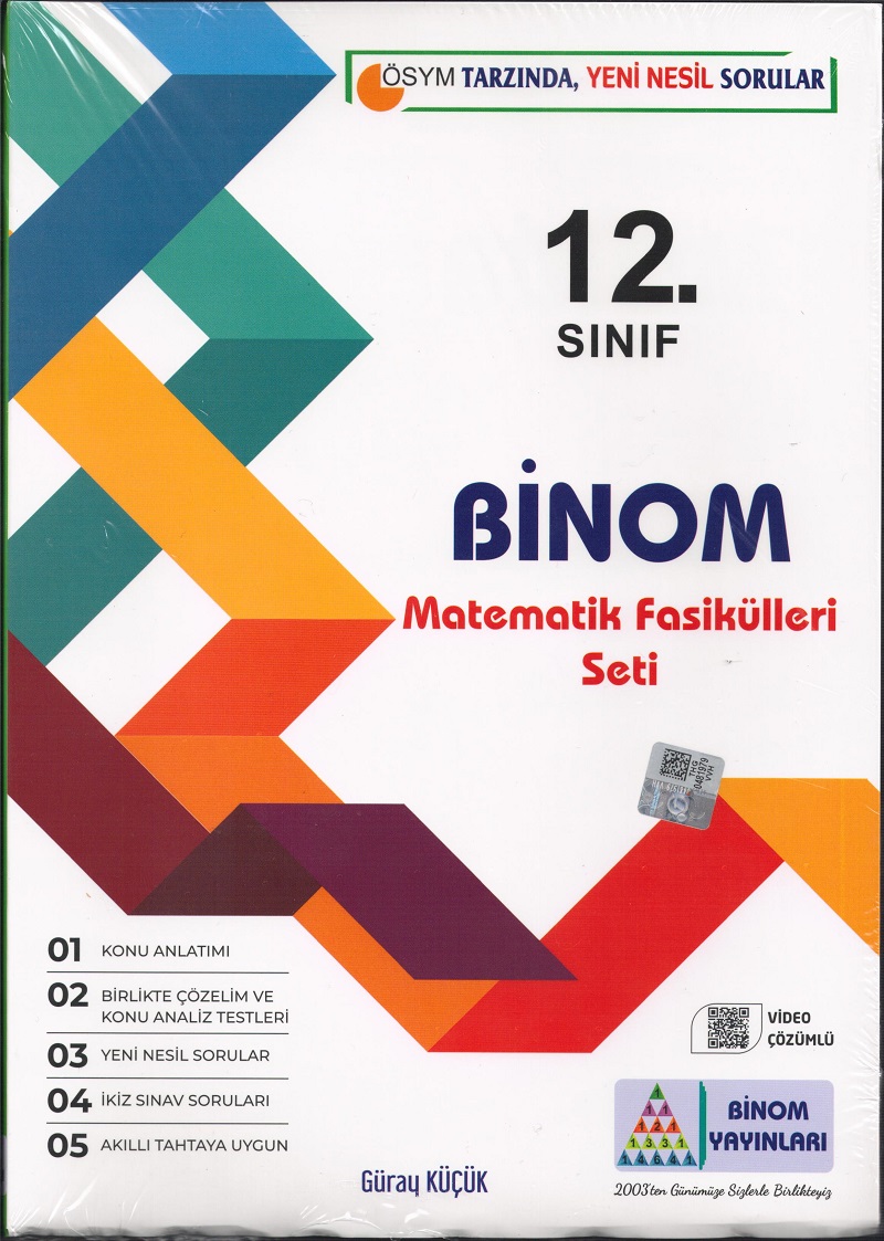 Binom Yayınları 12.Sınıf Matematik Fasikülleri  Seti