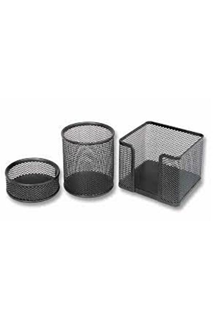 Bion Metal Perfore 3'lü Set - Siyah Bion Metal Perfore 3'lü Set - Siyah