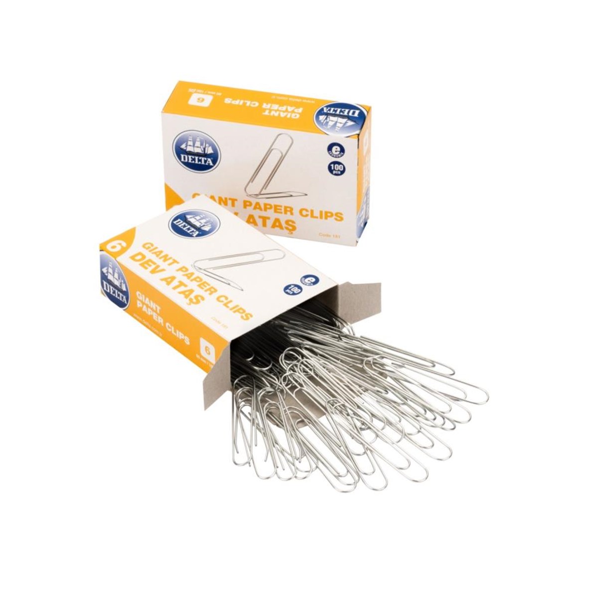 Delta Ataş No:1 21 Mm Beşgen Ataş (10 Paket) Delta Ataş No:1 21 Mm Beşgen Ataş (10 Paket)