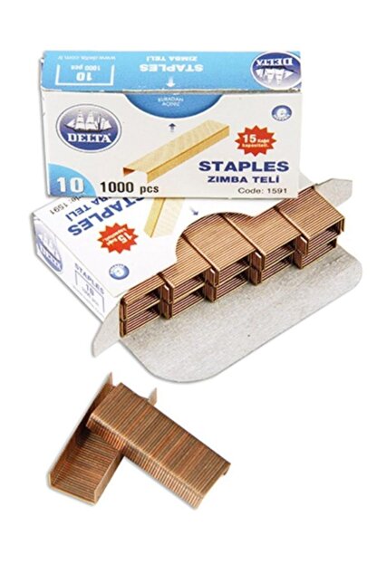 Delta Zımba Teli 1000 Li No:10 Sarı 1621 Delta Zımba Teli 1000 Li No:10 Sarı 1621