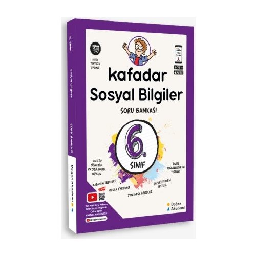 Doğan Akademi 6.sınıf Kafadar Sosyal Bilgiler Soru Bankası