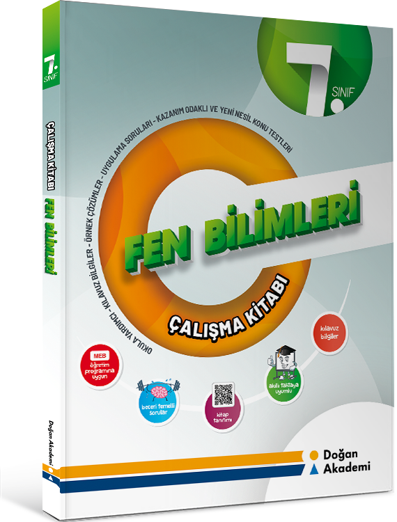 Doğan Akademi Yayınları 7. Sınıf Fen Bilimleri Çalışma Kitabı