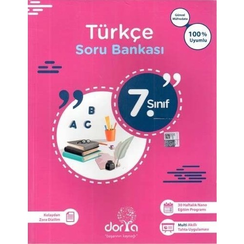 Dorya 7. Sınıf Türkçe Soru Bankası
