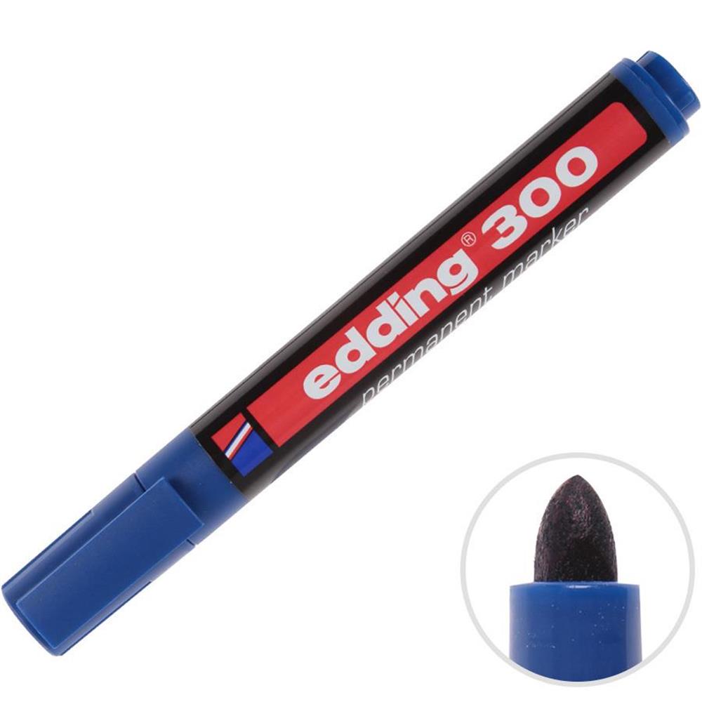 Edding 300 Permanent Markör Yuvarlak Uç 3 Mm Mavi 1 Adet Edding 300 Permanent Markör Yuvarlak Uç 3 Mm Mavi 1 Adet