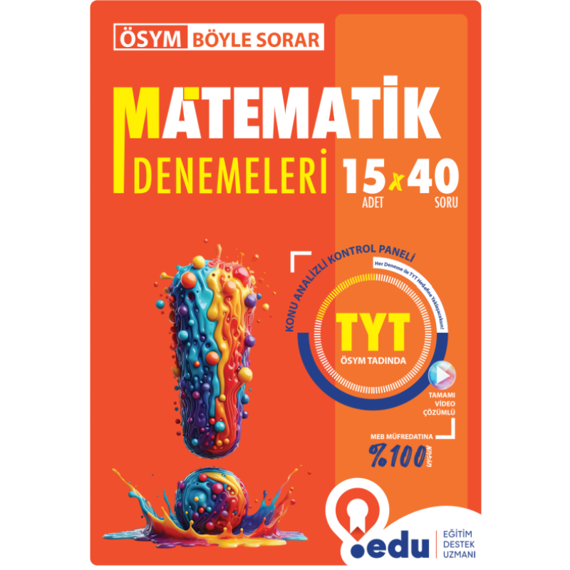 Edu Yayınları ÖSYM Böyle Sorar TYT Matematik Denemeleri