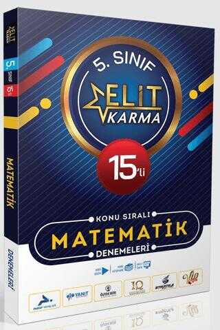 Elit Karma 5. Sınıf 15`li Konu Sıralı Matematik Denemeleri