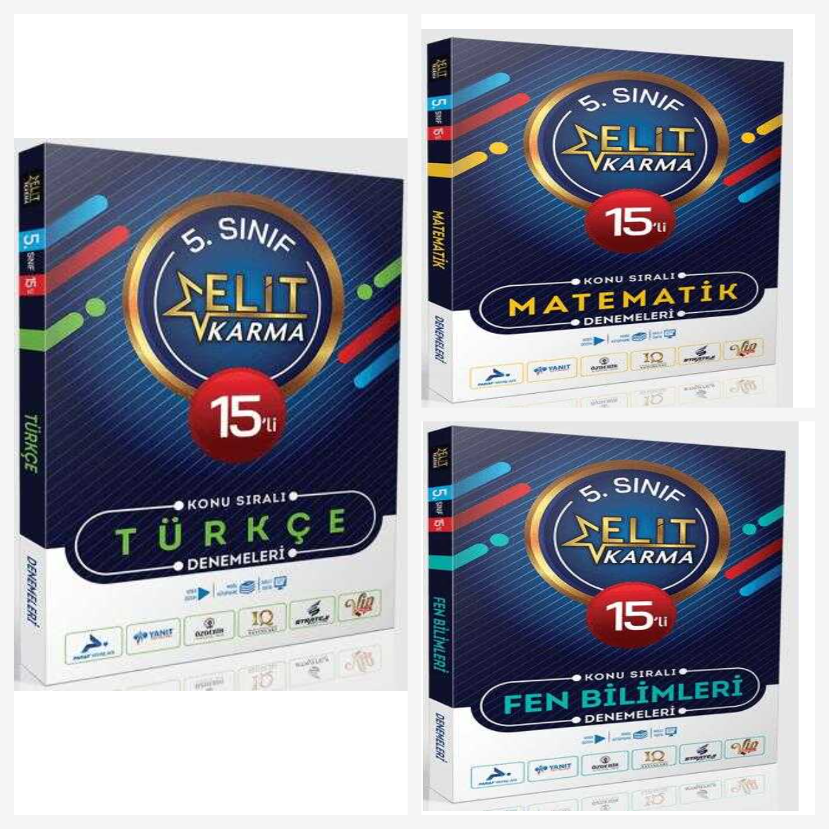 Elit Karma 5. Sınıf Türkçe & Matematik & Fen Bilimleri Denemeleri Elit Karma 5. Sınıf Türkçe & Matematik & Fen Bilimleri Denemeleri