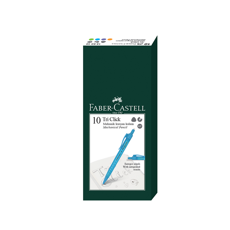 Faber Castel Tri Click 1363 Versatil Kalem 0.7 Mm,10lu Faber Castel Tri Click 1363 Versatil Kalem 0.7 Mm,10lu