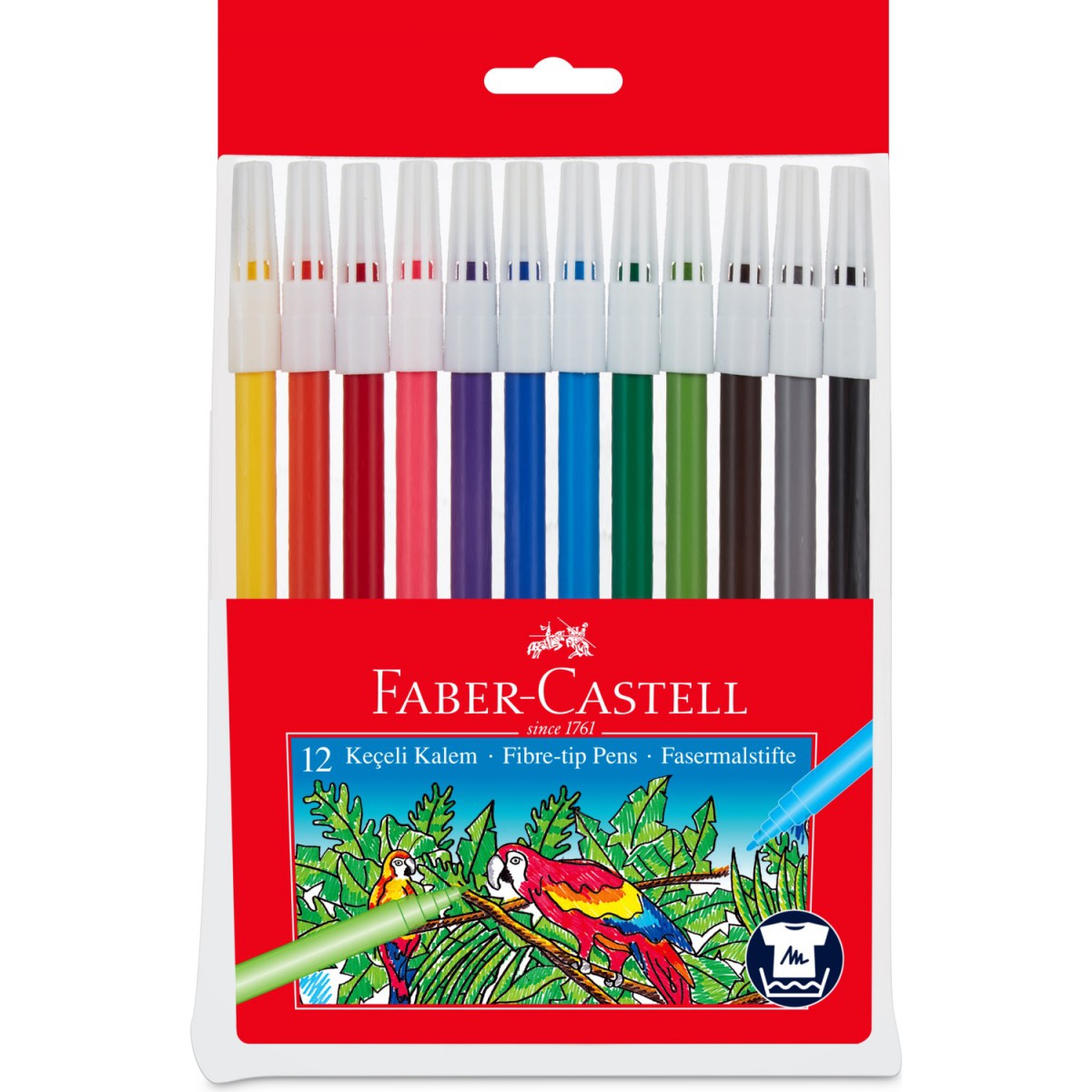 Faber Castell 12'li Keçeli Kalem