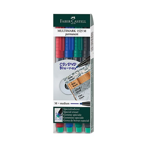 Faber-castell 152504 Asetat Kalemi M 4 Renk 5017152504000