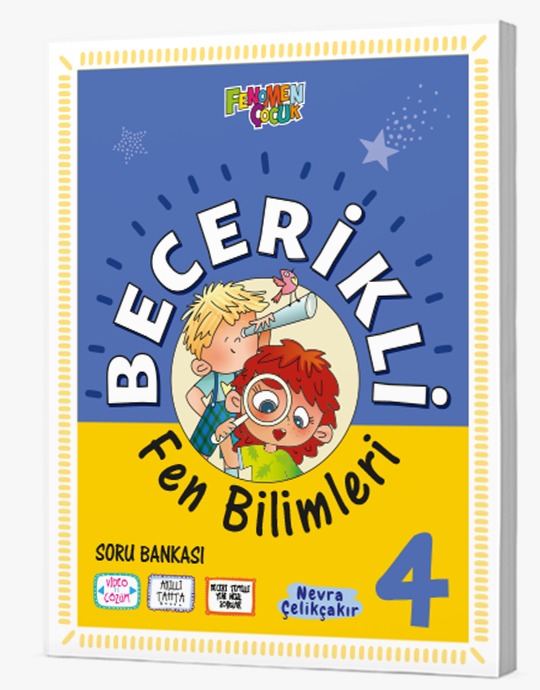 Fenomen 4.Sınıf Becerikli Çocuk Fen Bilimleri Soru Bankası