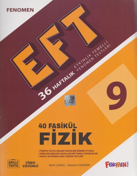 Fenomen 9. Sınıf EFT Fizik (40 Fasikül) Fenomen 9. Sınıf EFT Fizik (40 Fasikül)