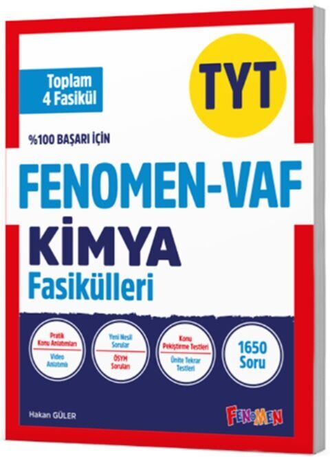 Fenomen Tyt Vaf Kimya Fasikül Seti (1-2-3-4. Fasikül) Fenomen Tyt Vaf Kimya Fasikül Seti (1-2-3-4. Fasikül)