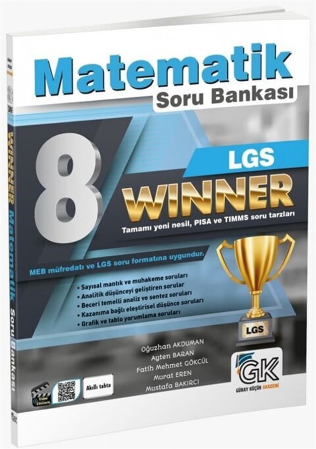 Gür Yayınları 8. Sınıf Lgs Matematik Winner Soru Bankası Gür Yayınları 8. Sınıf Lgs Matematik Winner Soru Bankası
