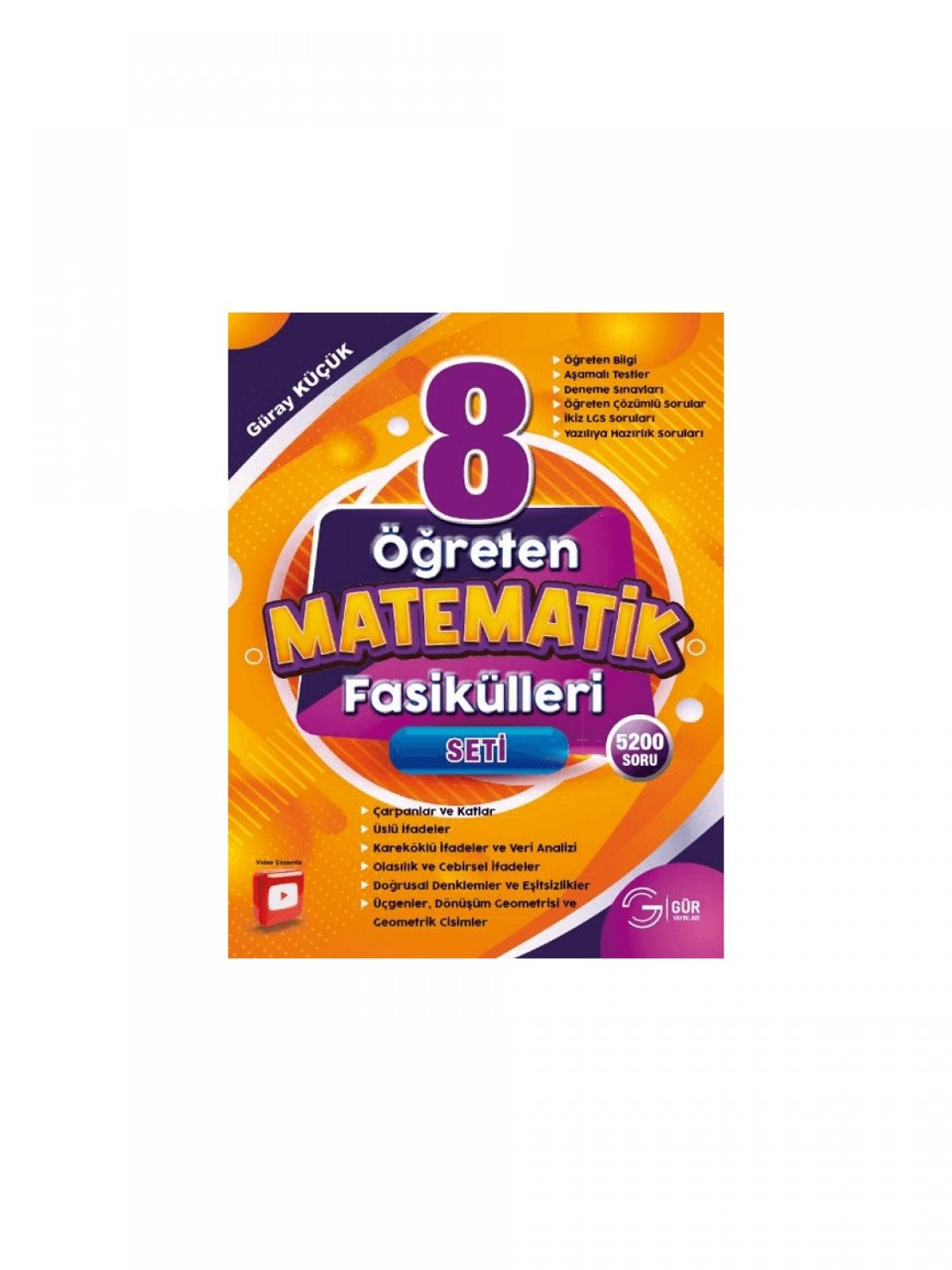 Gür Yayınları 8. Sınıf Öğreten Matematik Seti Gür Yayınları 8. Sınıf Öğreten Matematik Seti