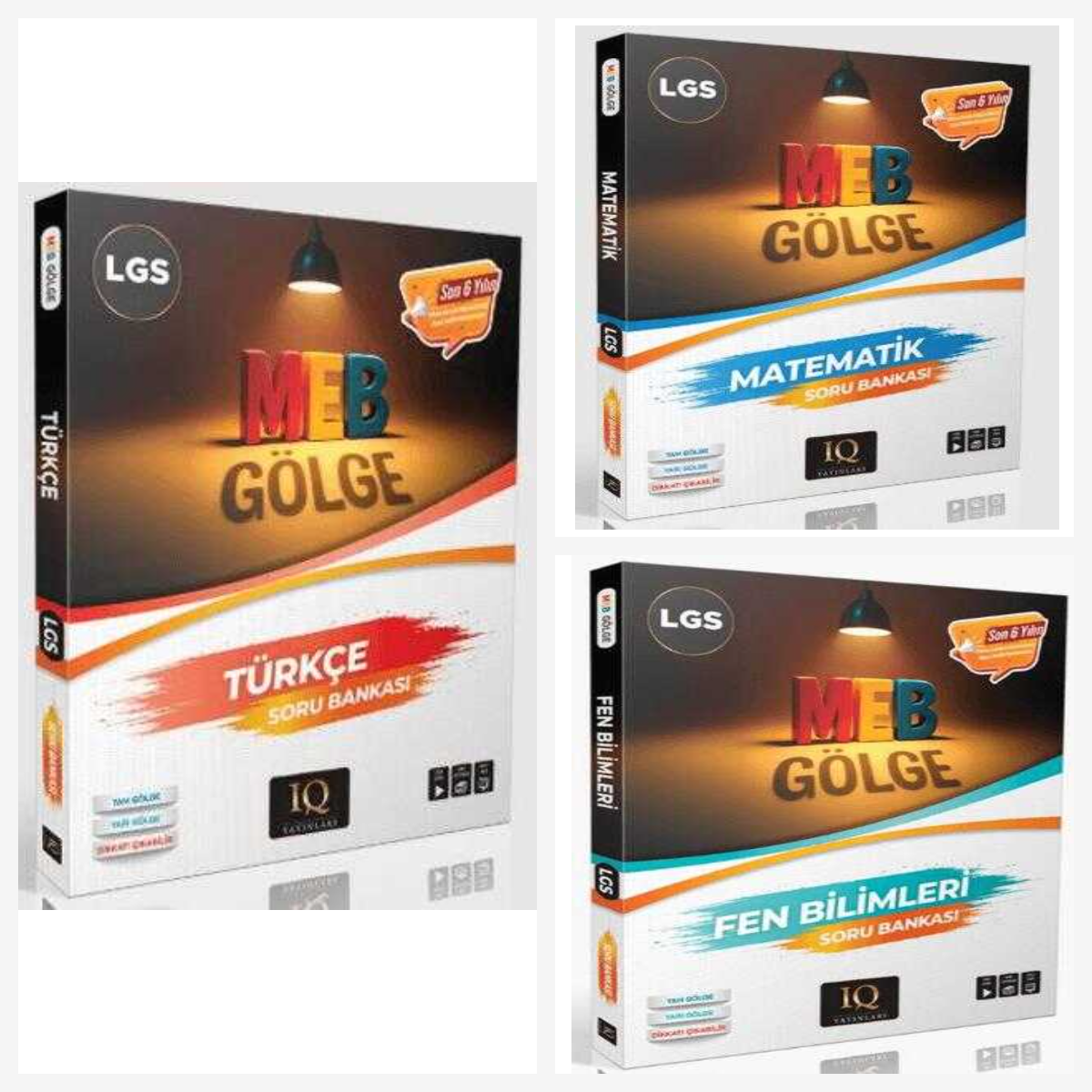 Iq Lgs Gölge Türkçe & Matematik & Fen Soru Bankası Set Iq Lgs Gölge Türkçe & Matematik & Fen Soru Bankası Set