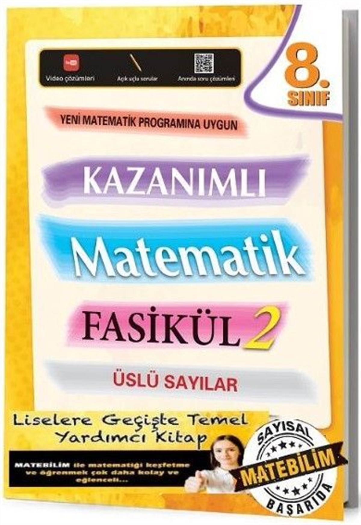 Karekod 8. Sınıf Kazanımlı Matematik Fasikül 2 Üslü Sayılar