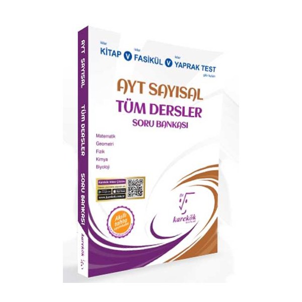 Karekök Ayt Sayısal Tüm Dersler Soru Bankası Karekök Ayt Sayısal Tüm Dersler Soru Bankası