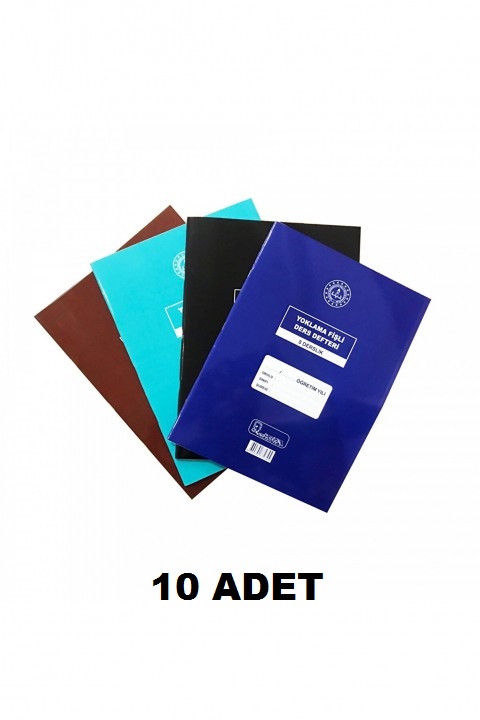 Kocaoluk 8 Derslik Yoklama Fişli Sınıf Defteri (10 Adet)
