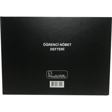 Kocaoluk Öğrenci Nöbet Defteri Kocaoluk Öğrenci Nöbet Defteri