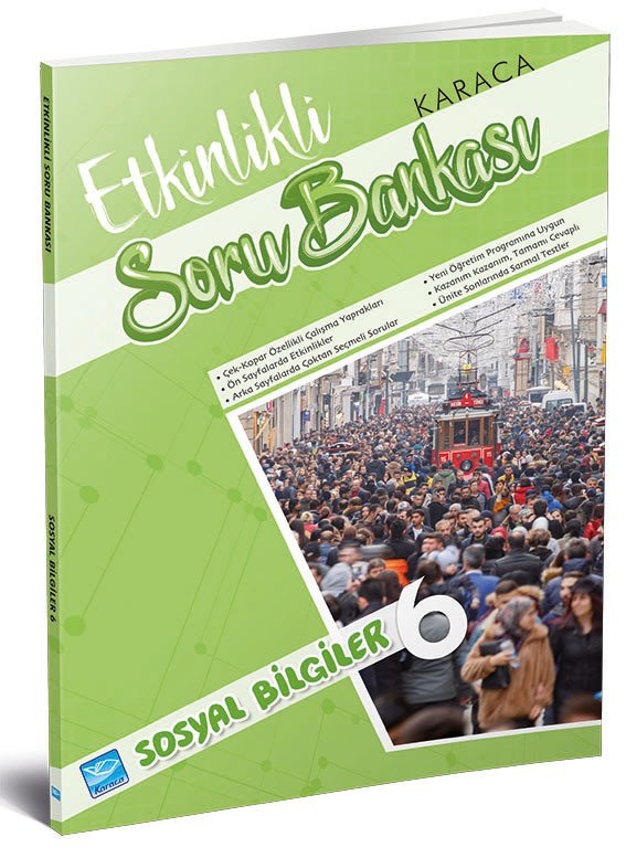 Koza Karaca Yayınları  6. Sınıf Sosyal Bilgiler Soru Bankası