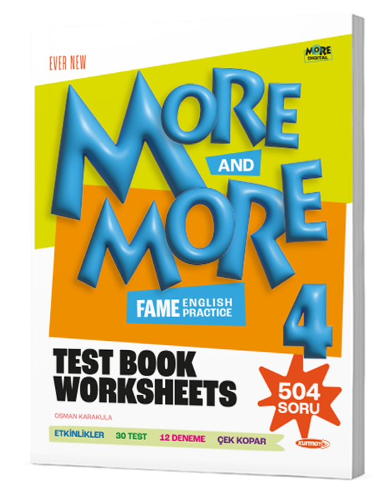 Kurmay 4.Sınıf More&More Test Book Worksheets