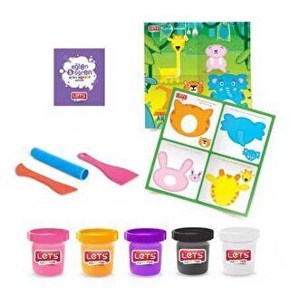 Let's Orman Hayvanları Oyun Hamuru Seti 9 Parça Let's Orman Hayvanları Oyun Hamuru Seti 9 Parça