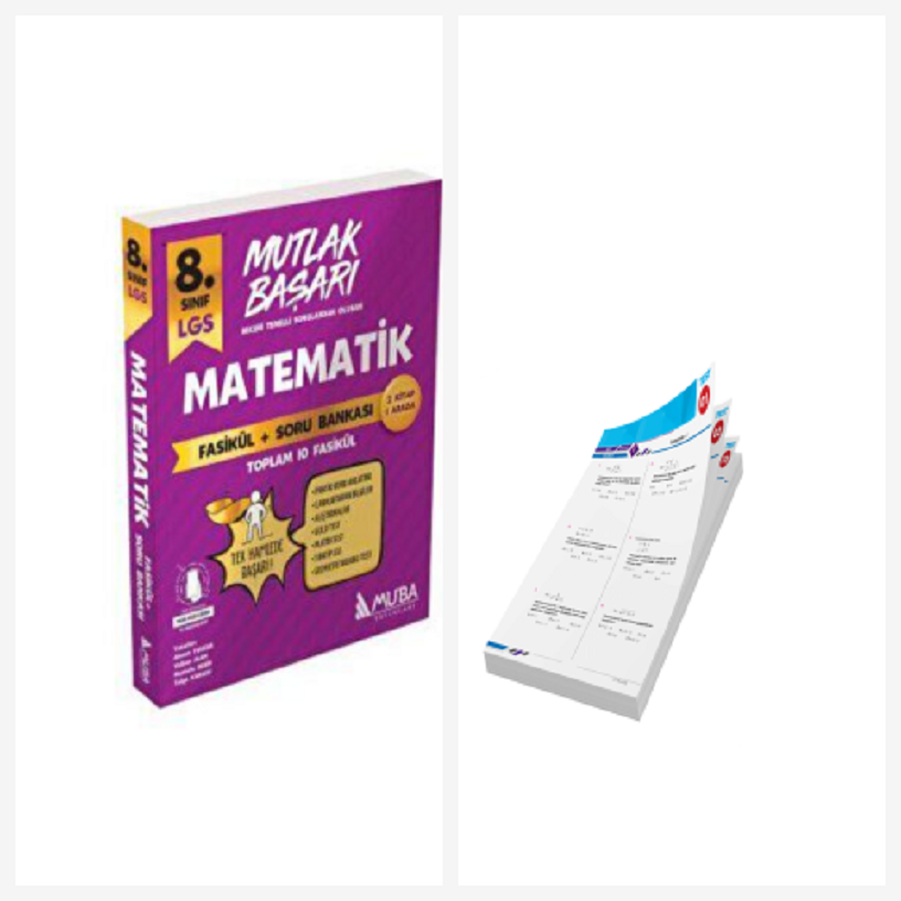 MUBA YAYINLARI 8. SINIF MATEMATİK FASİKÜL SORU BANKASI & LGS YAPRAK TEST HEDİYELİ MUBA YAYINLARI 8. SINIF MATEMATİK FASİKÜL SORU BANKASI & LGS YAPRAK TEST HEDİYELİ