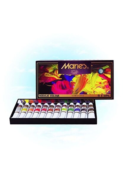 Maries Akrilik Boya 12 Li 12ml Maries Akrilik Boya 12 Li 12ml