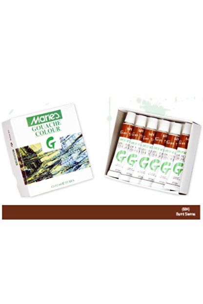 Maries Guaj Boya Burnt Sienna 12 Ml 12 Li Maries Guaj Boya Burnt Sienna 12 Ml 12 Li