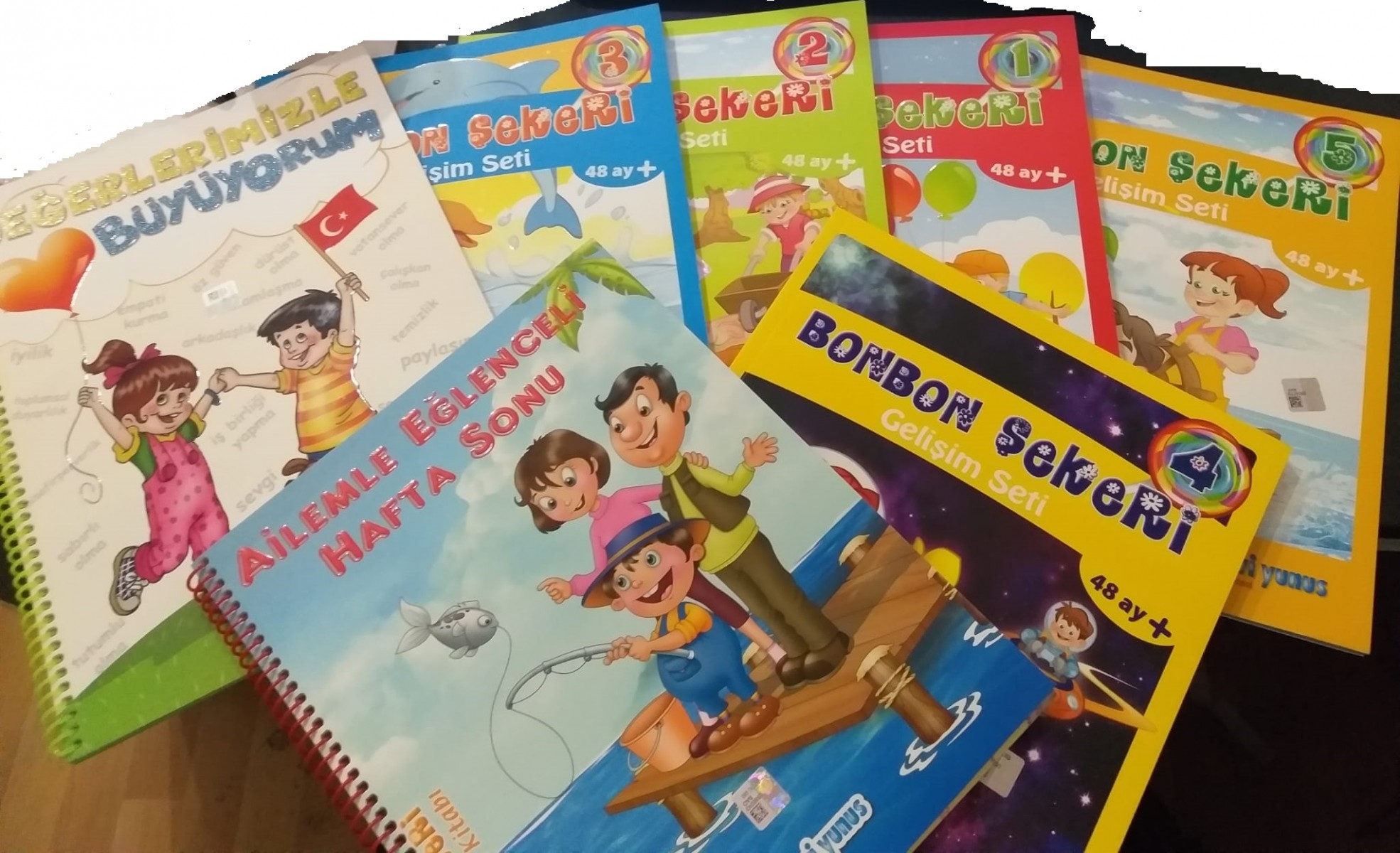 Mavi Yunus Bonbon Şekeri Gelişim Seti 48+ Ay 7 Kitap Mavi Yunus Bonbon Şekeri Gelişim Seti 48+ Ay 7 Kitap