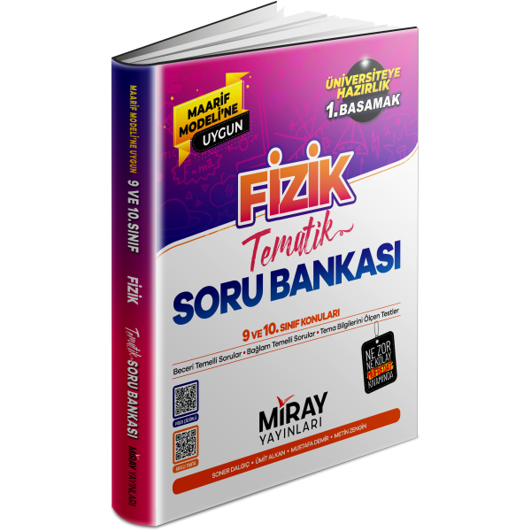 Miray Maarif Model TYT Fizik Soru Bankası (Üniversiteye Hazırlık 1. Basamak) Miray Maarif Model TYT Fizik Soru Bankası (Üniversiteye Hazırlık 1. Basamak)