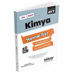 Miray Üniversiteye Hazırlık Ayt Kimya Yaprak Testler Miray Üniversiteye Hazırlık Ayt Kimya Yaprak Testler