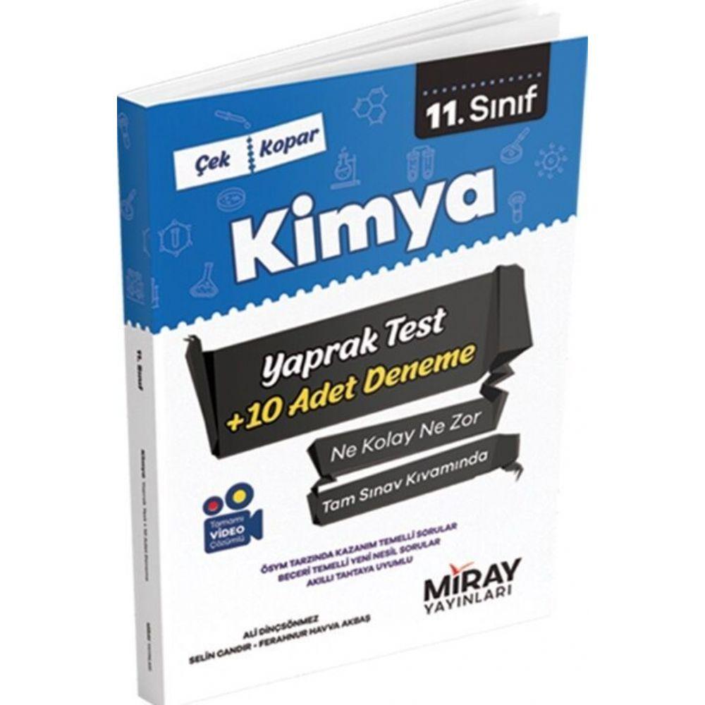 Miray Yayınları 11. Sınıf Kimya Yaprak Test 10 Adet Miray Yayınları 11. Sınıf Kimya Yaprak Test 10 Adet